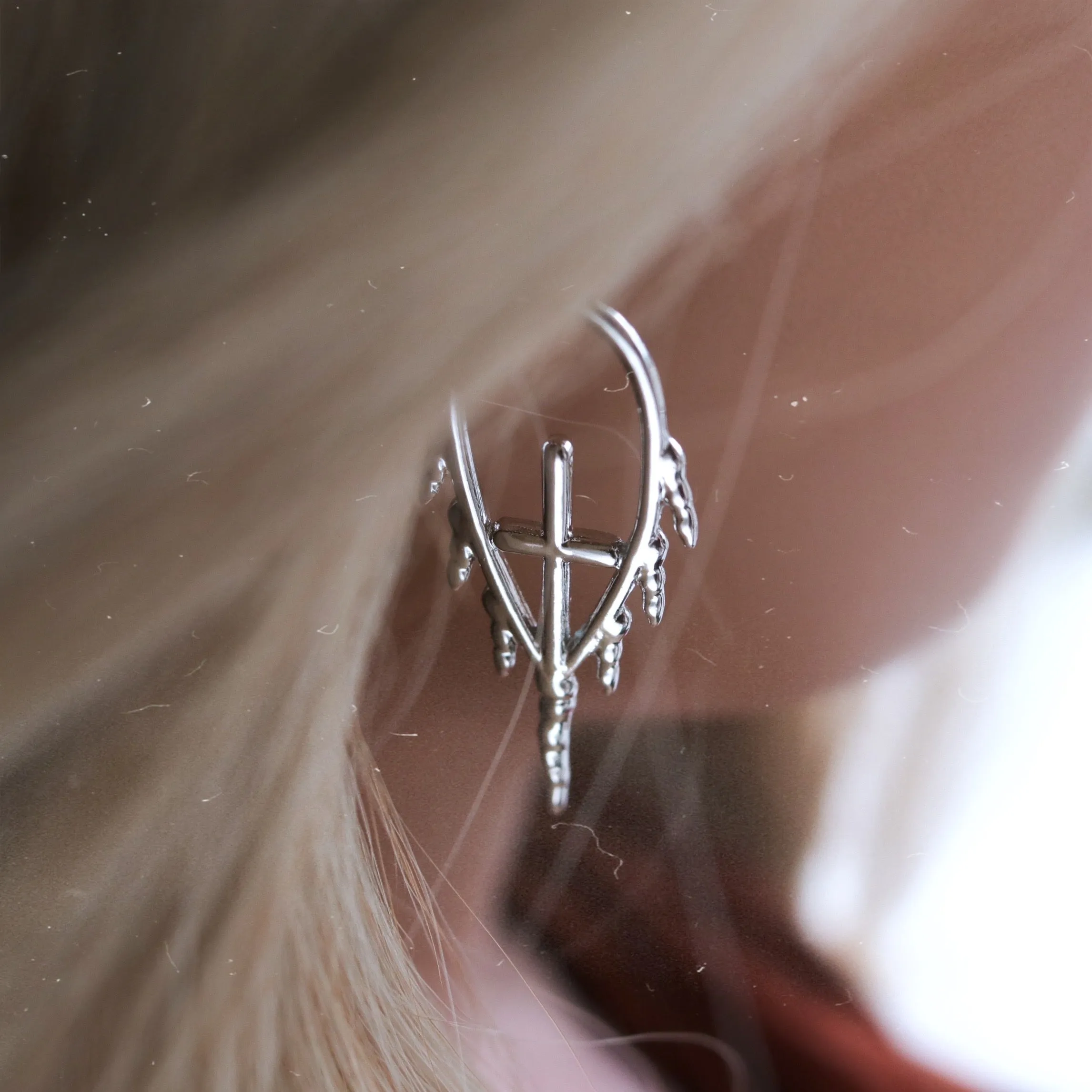 Gladius Icicle Sword Drop Earrings