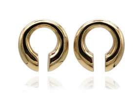 Golden Minimalistic Ear Weights