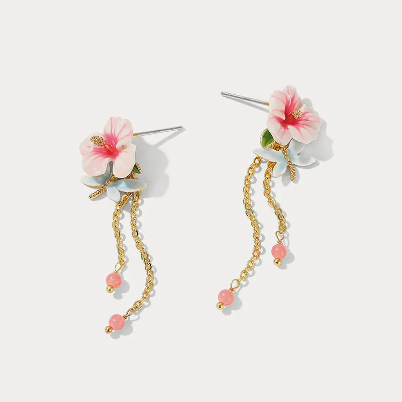 Hibiscus Earrings