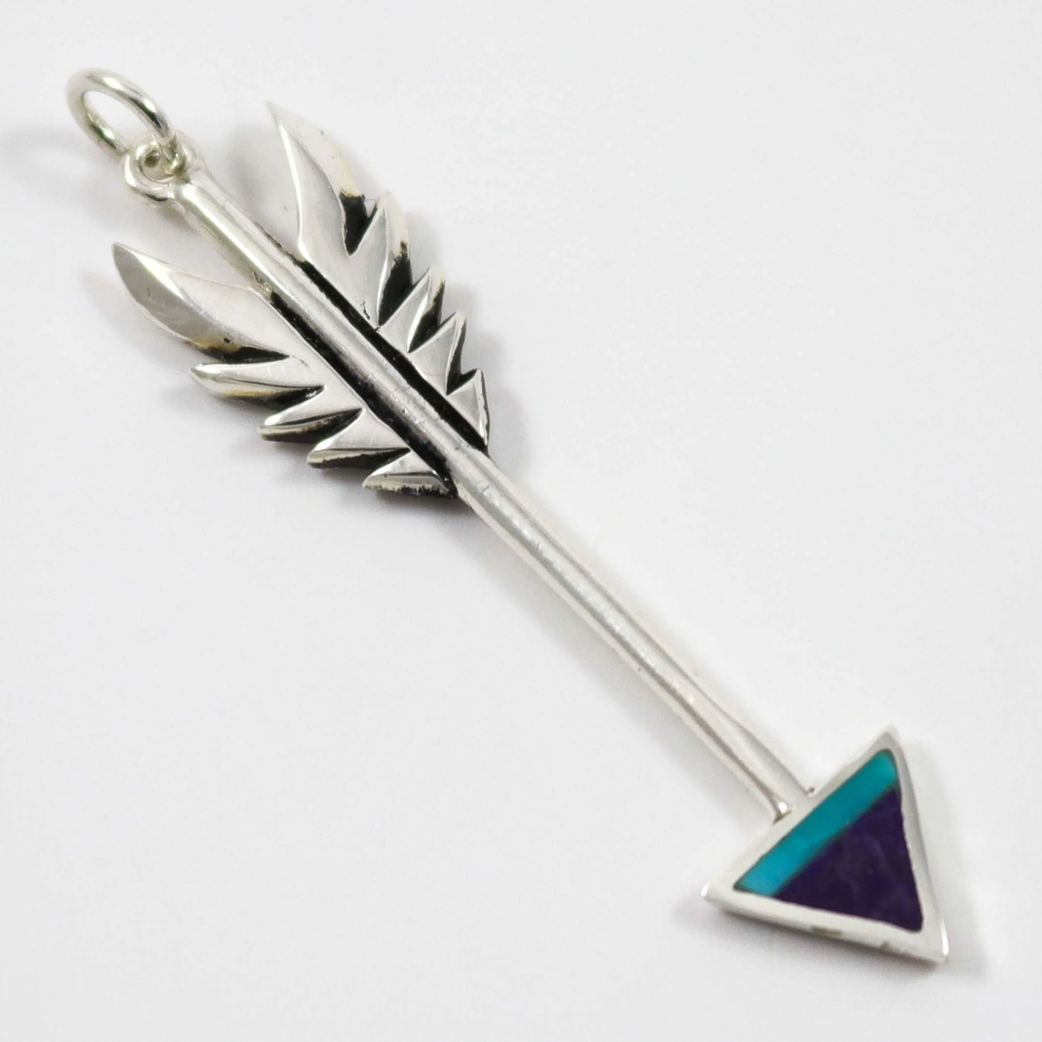 Inlay Arrow Pendant