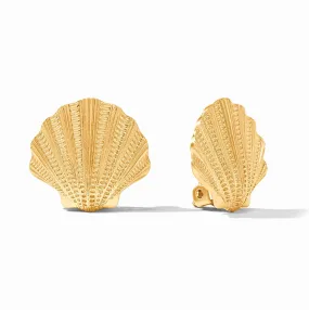 Julie Vos Sanibel Shell Clip Earring