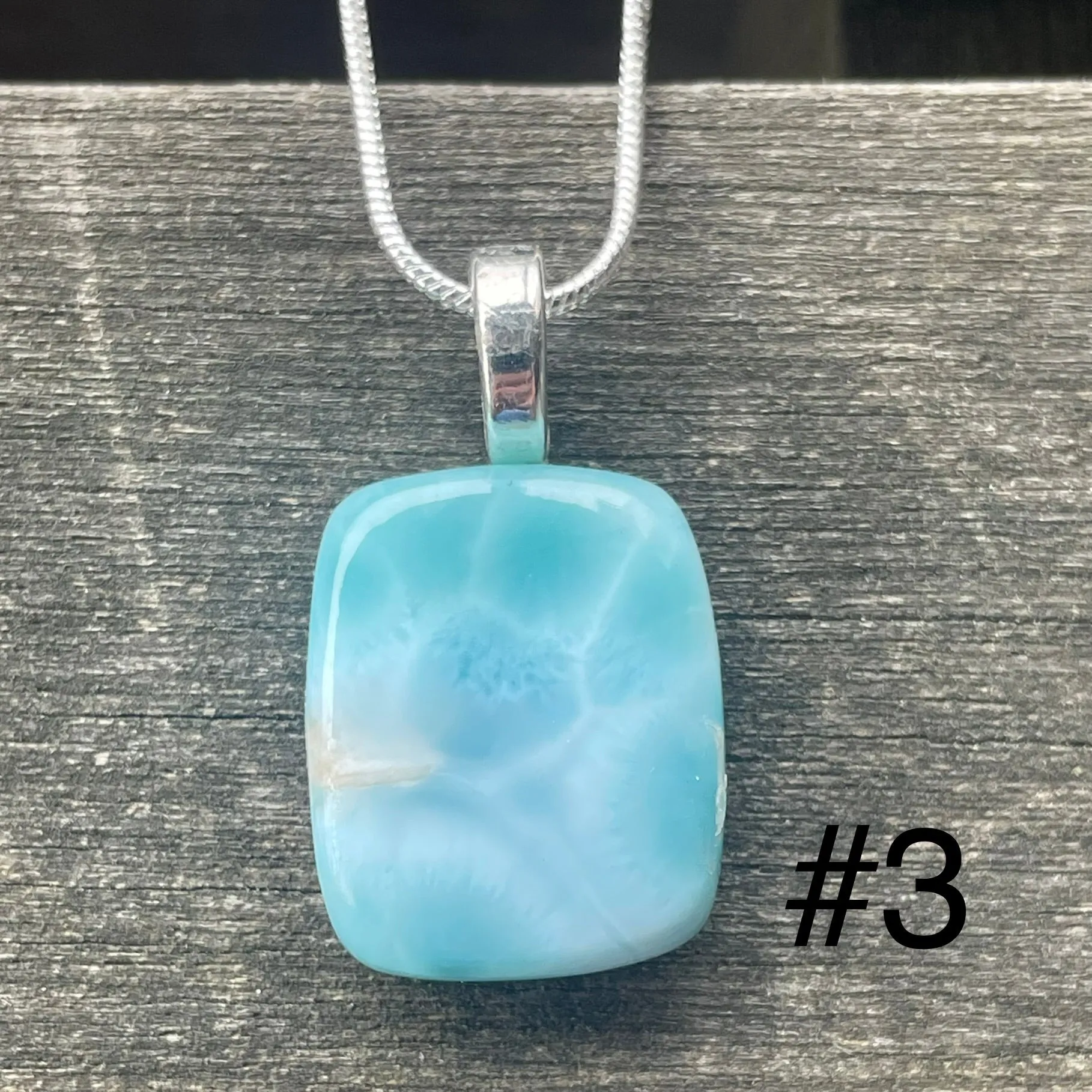 Larimar Pendant Necklaces