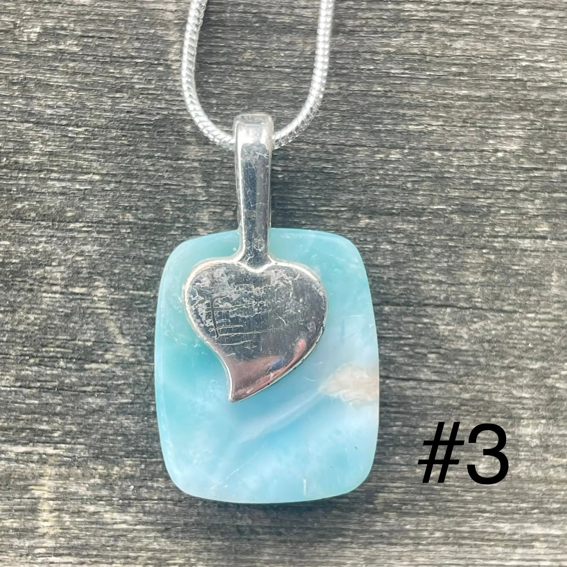 Larimar Pendant Necklaces