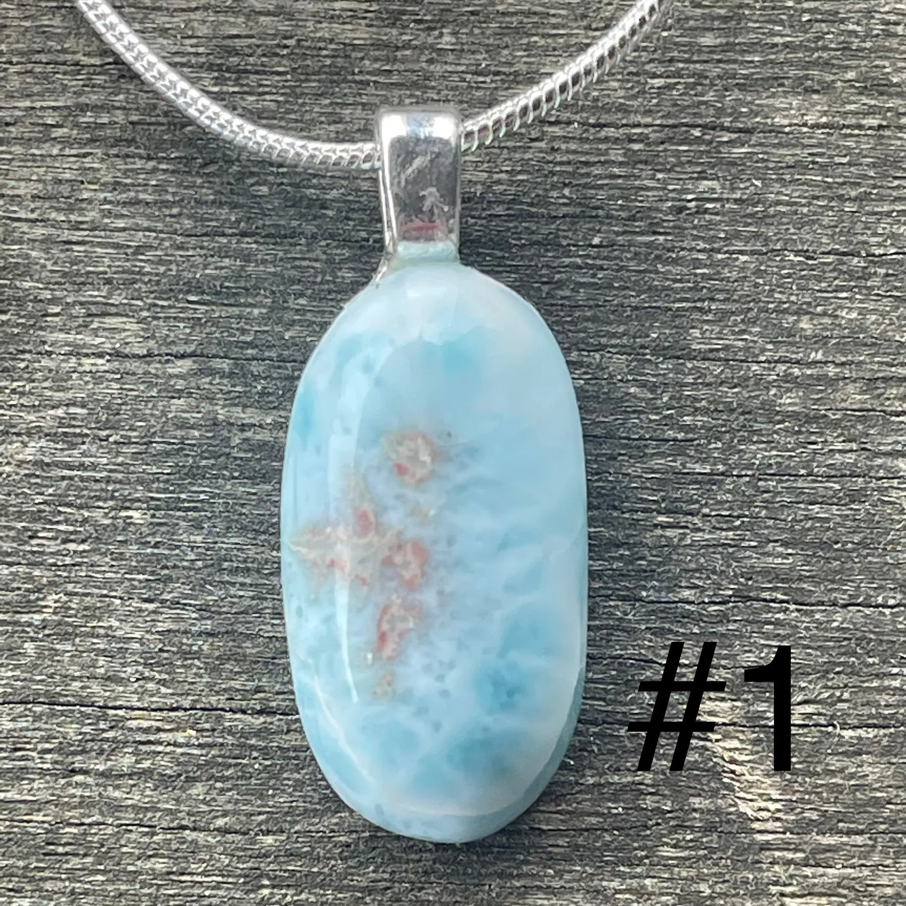 Larimar Pendant Necklaces