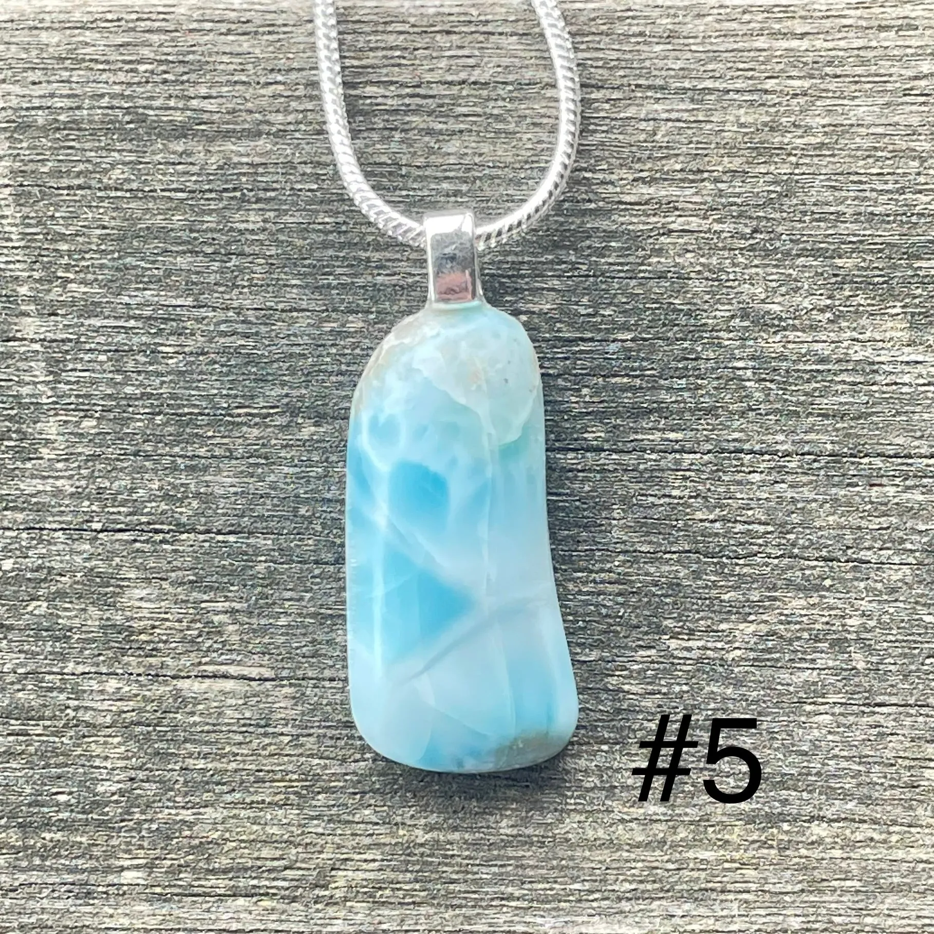 Larimar Pendant Necklaces