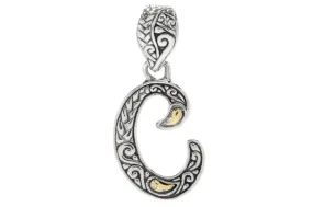 Letter C Pendant