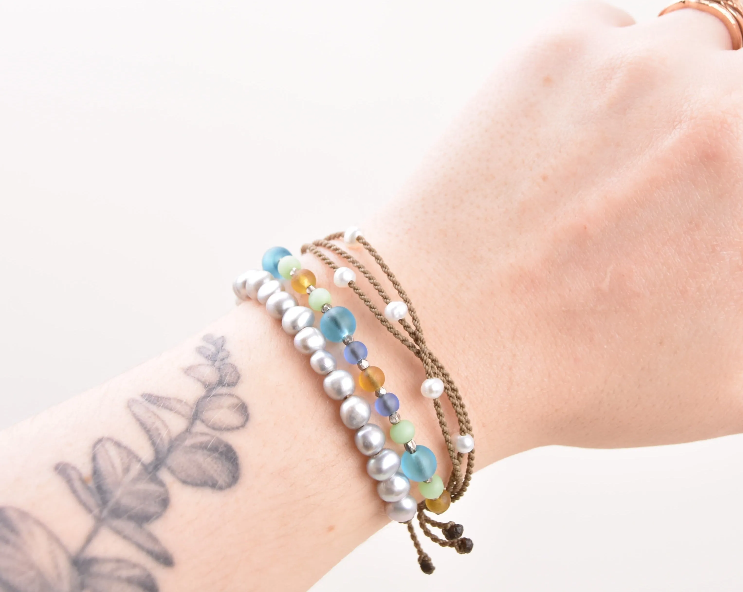 Exclusive Limited Edition Sea Glass Bracelets