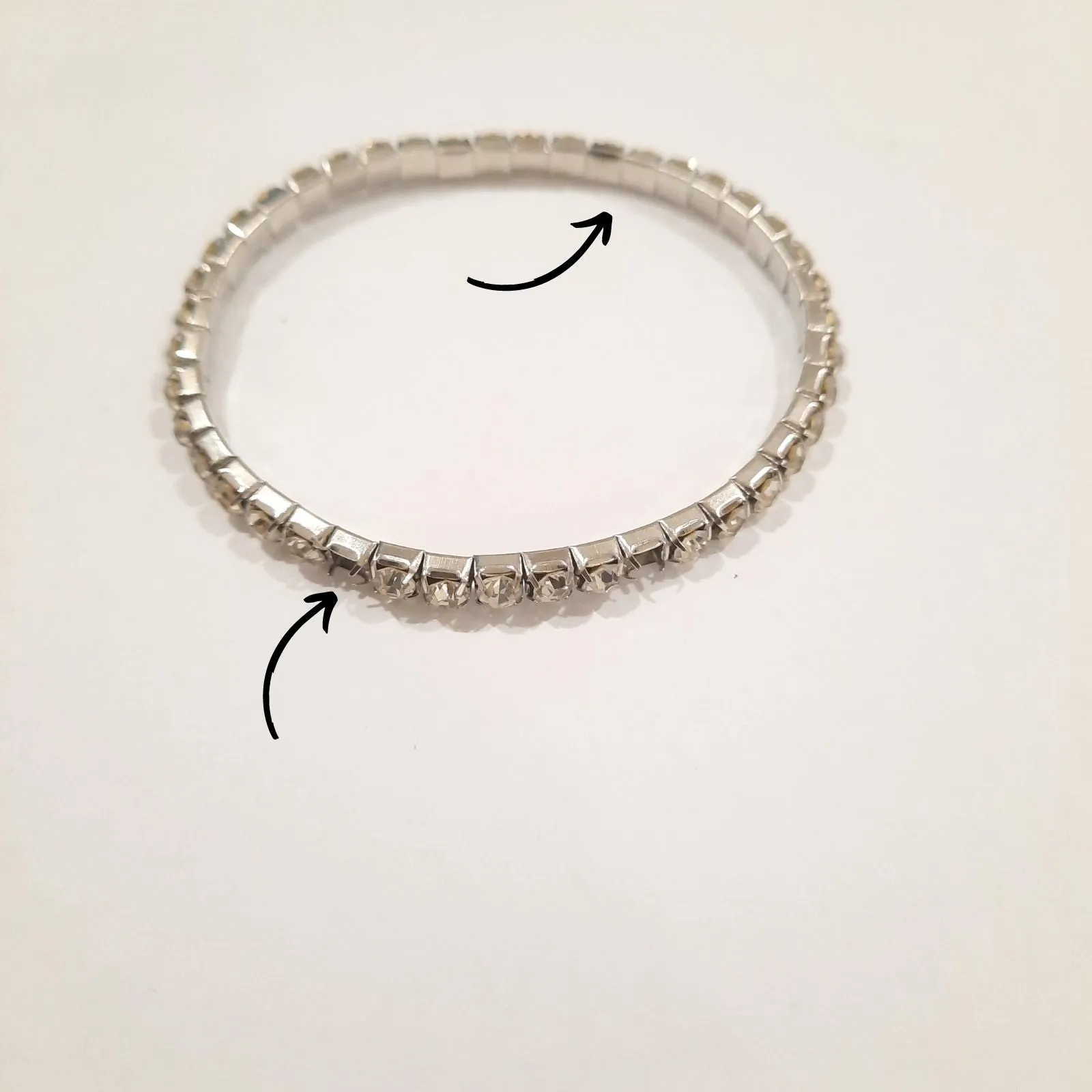 Magic Trick set of 4 Silver Bracelets - Sample