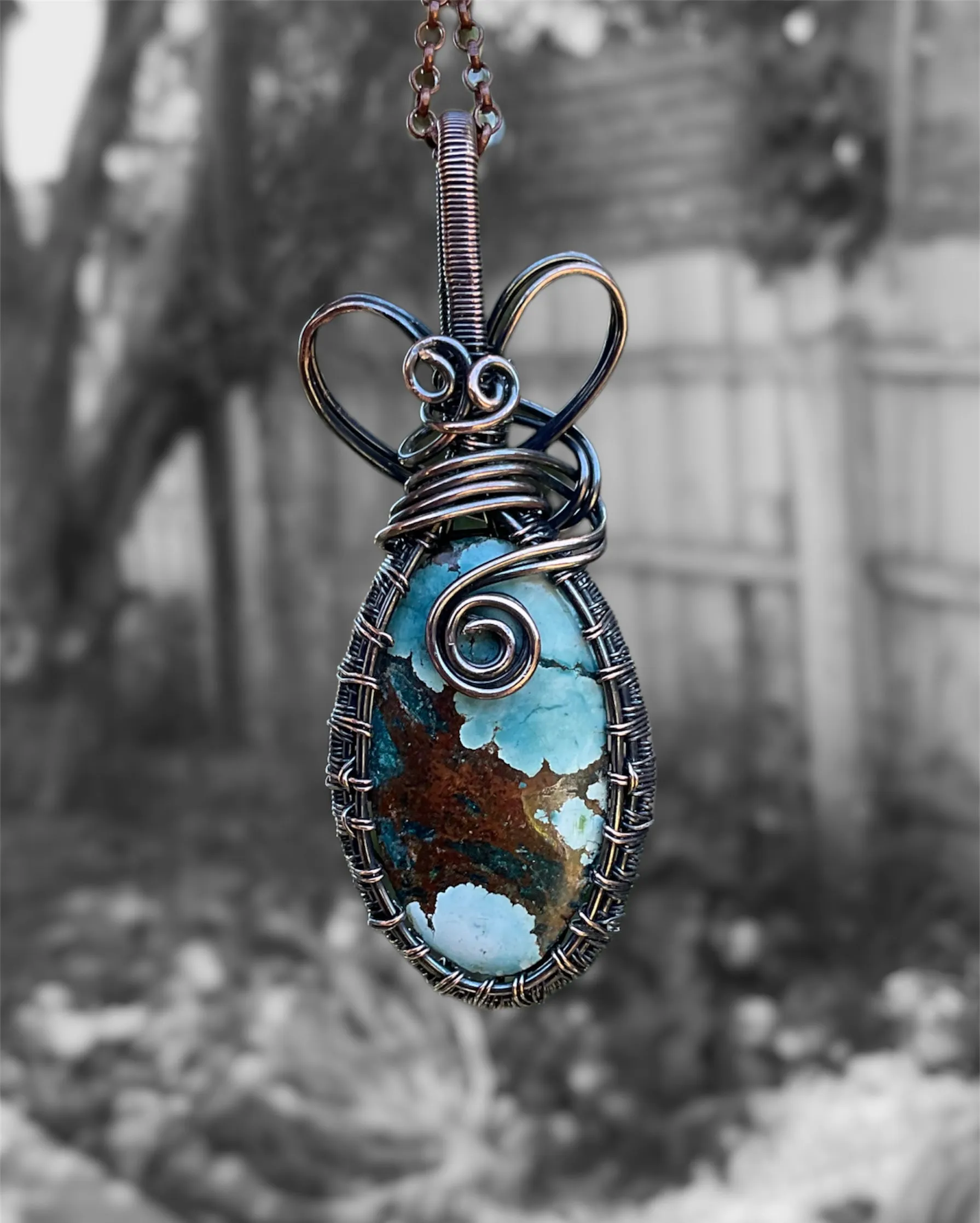 Magnesite Turquoise Pendant