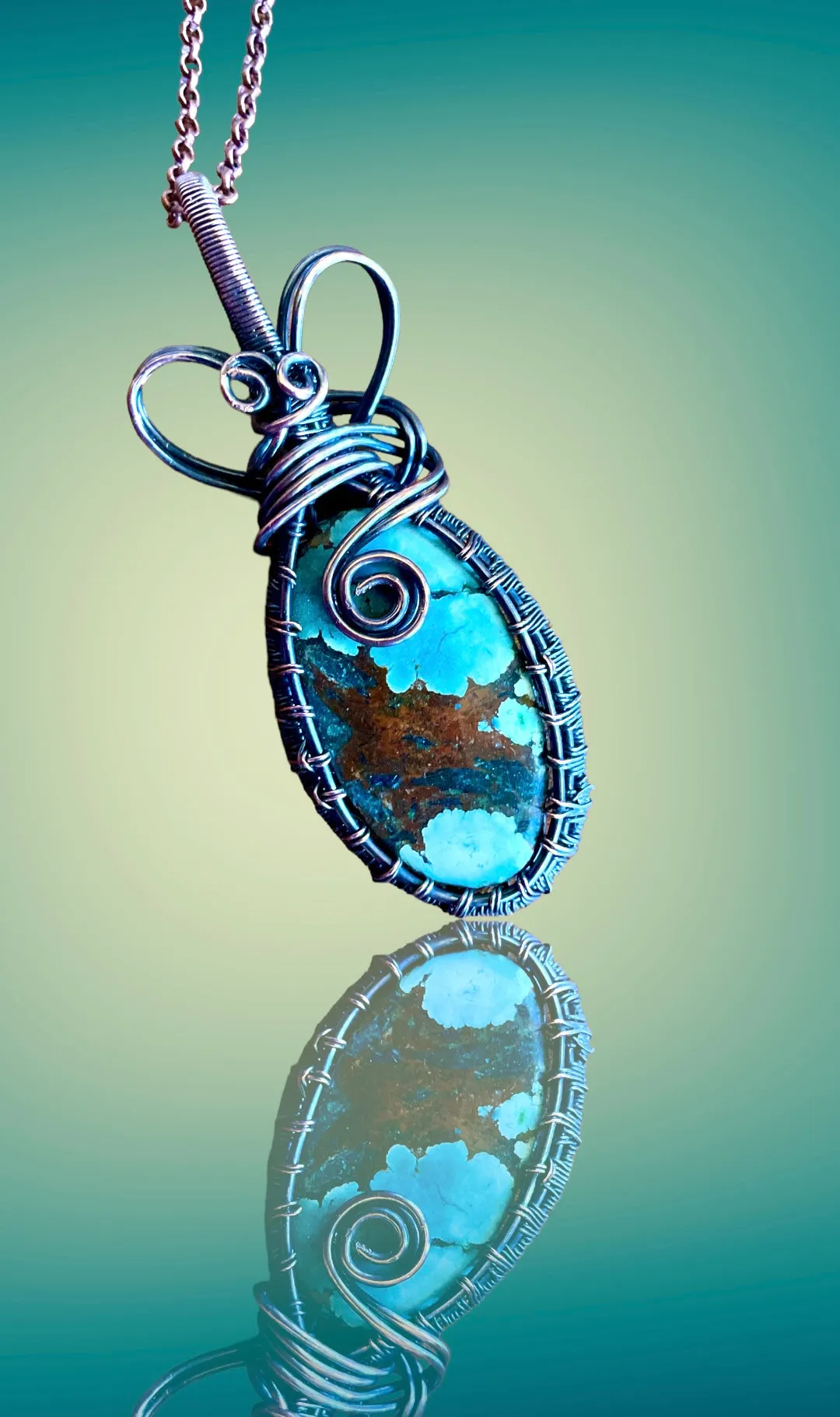 Magnesite Turquoise Pendant