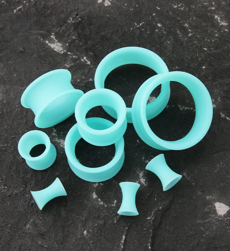 Matte Turquoise Silicone Ear Skins