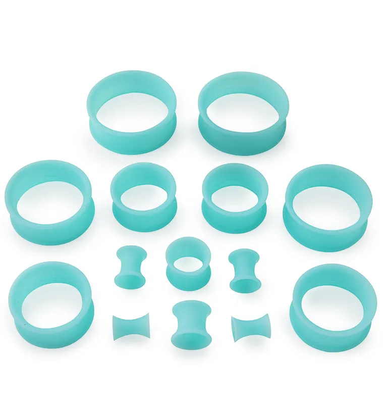 Matte Turquoise Silicone Ear Skins