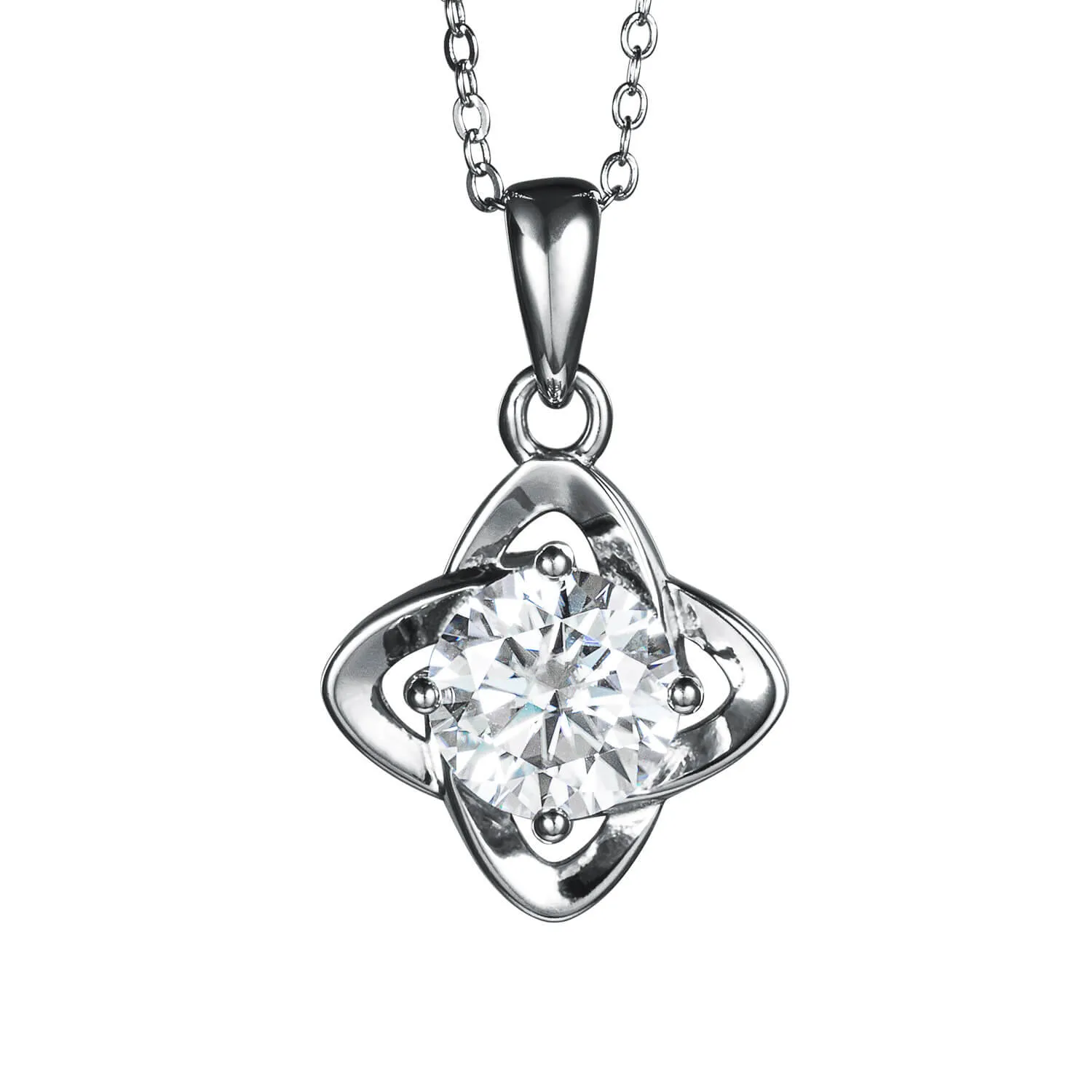 Moissanite Star Pendant