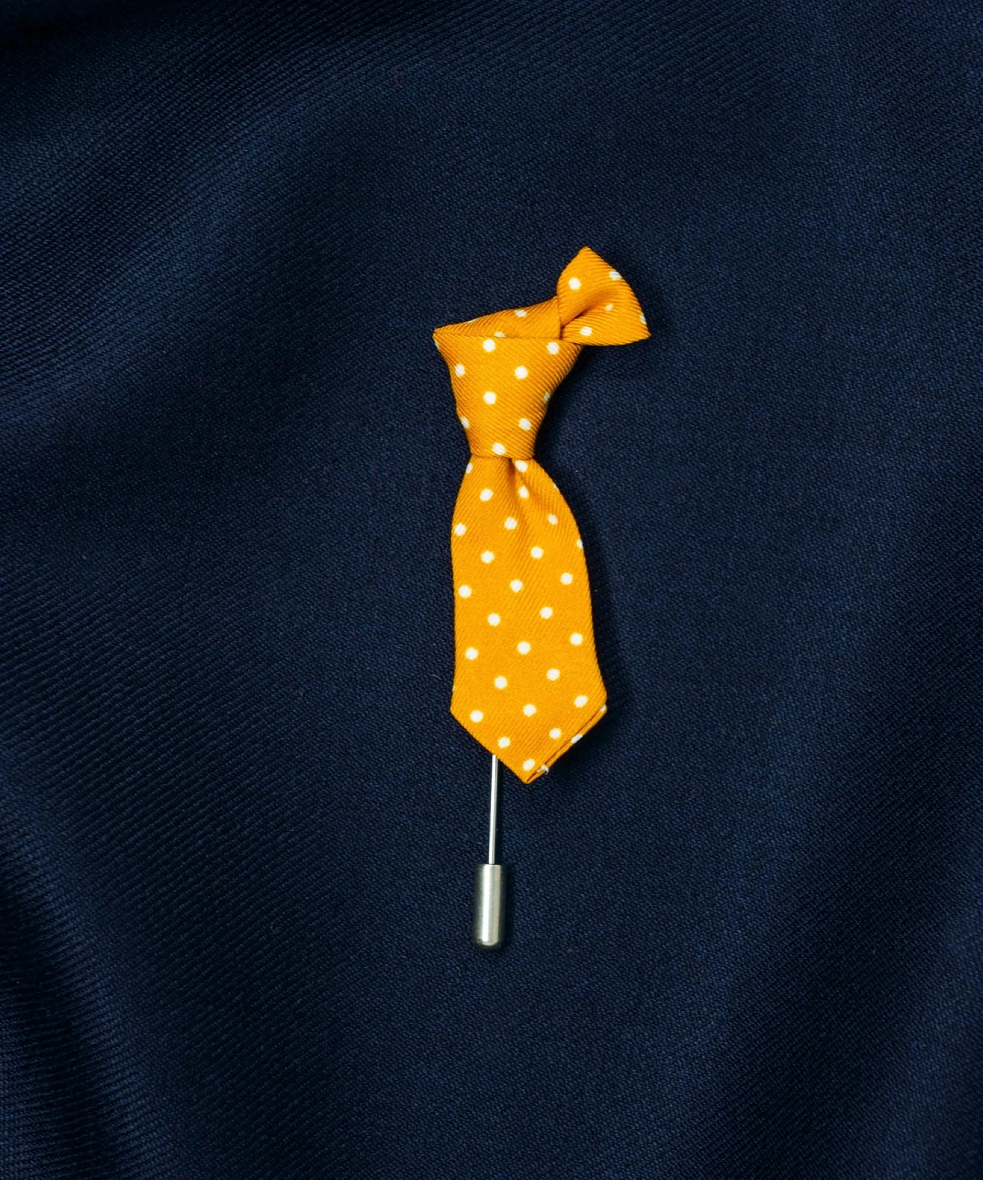 Mustard Polka Dot Tie