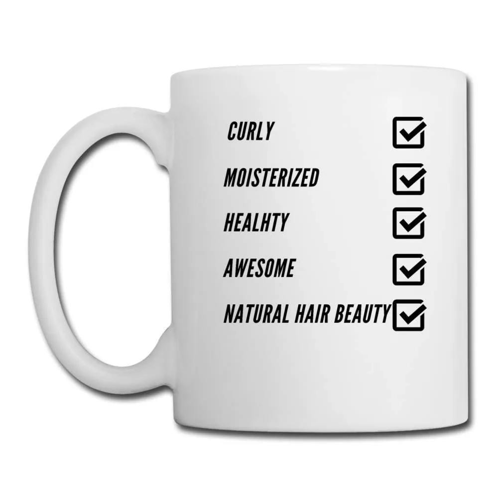 Natural Hair Checklist Mug