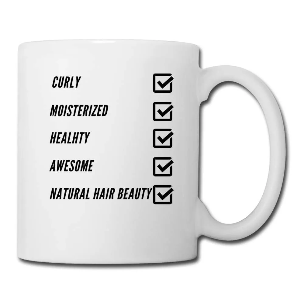 Natural Hair Checklist Mug