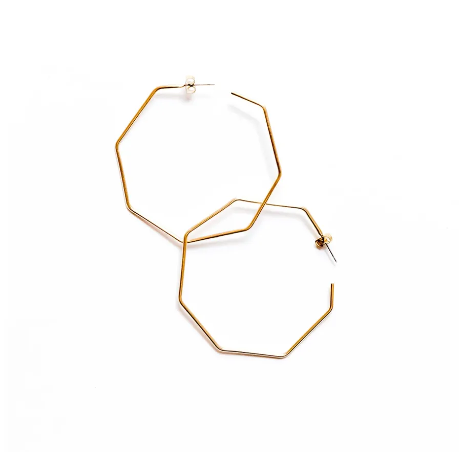 Octagon Earrings