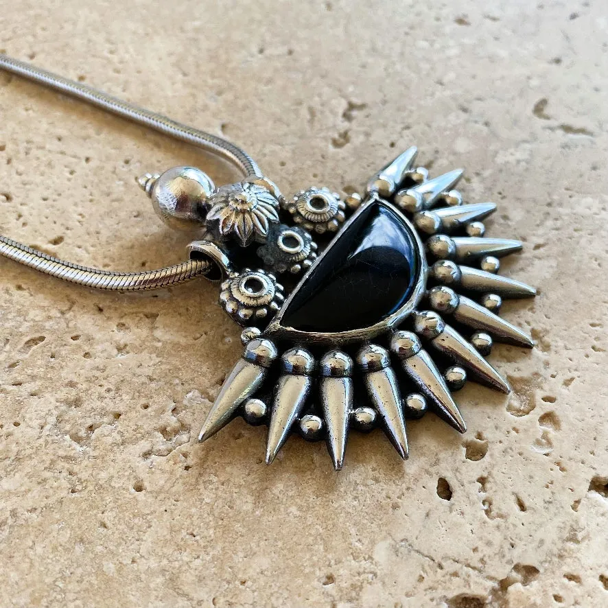 Onyx Sun Pendant