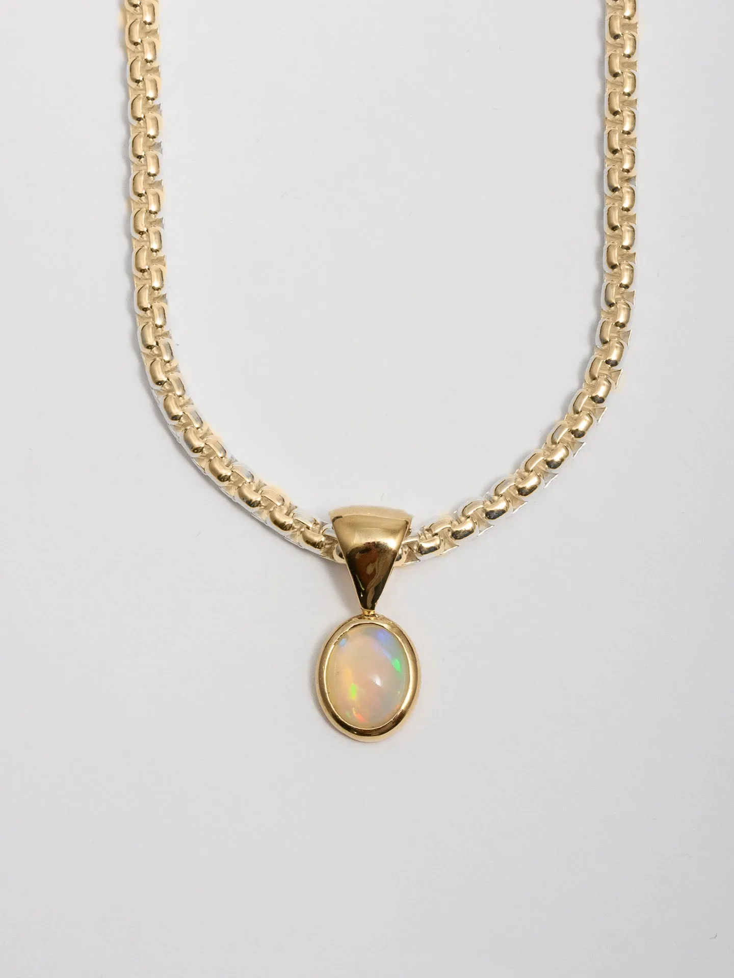 Opal Medallion Pendant