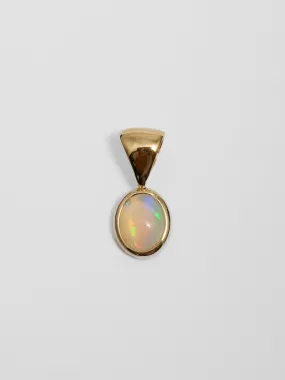 Opal Medallion Pendant