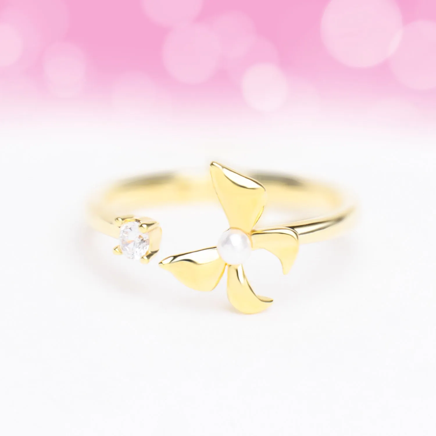 Pearl Bow Ring