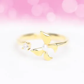 Pearl Bow Ring