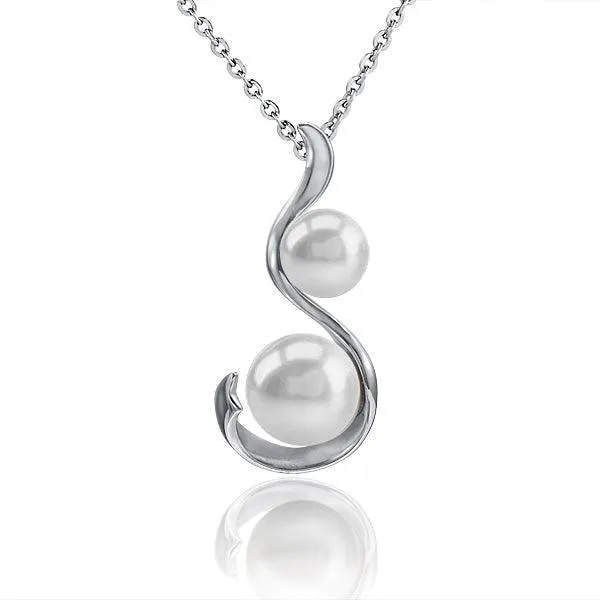 Pearl Ribbon Pendant