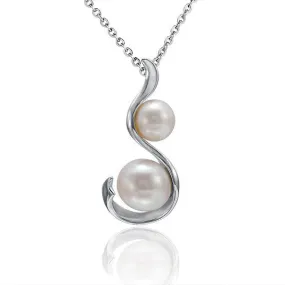 Pearl Ribbon Pendant