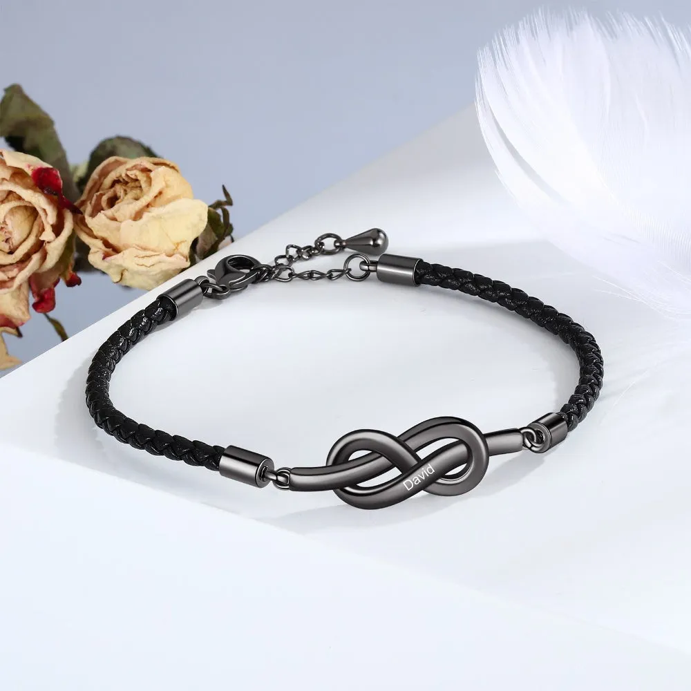 Personalized Infinity Couple Bracelets For Women & Men