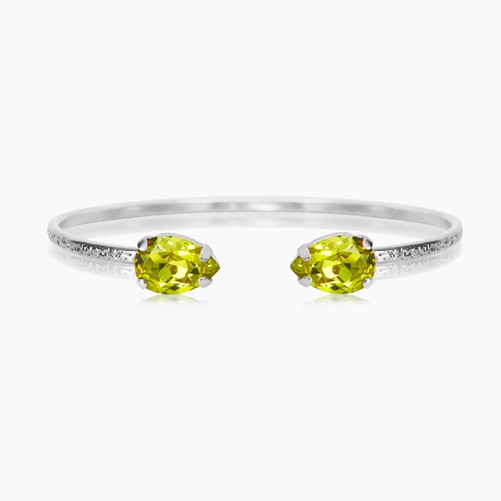 Petite Drop Bracelet / Citrus Green