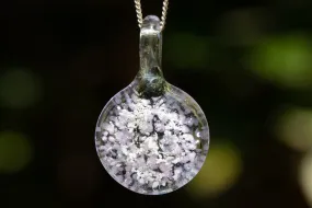 Petite Icy Circle Pendant