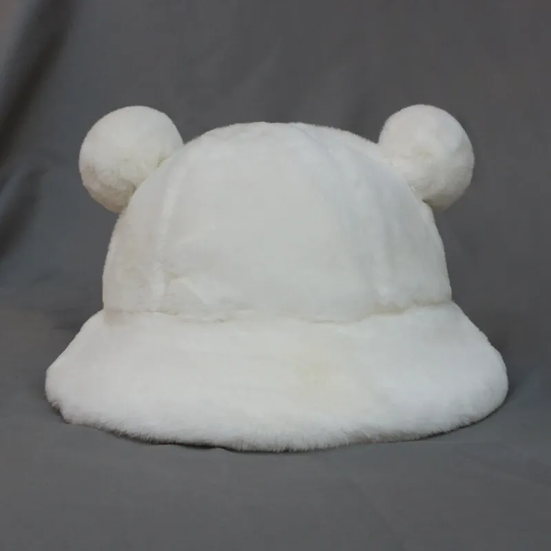 Plush Bear Ear Hat AD12615