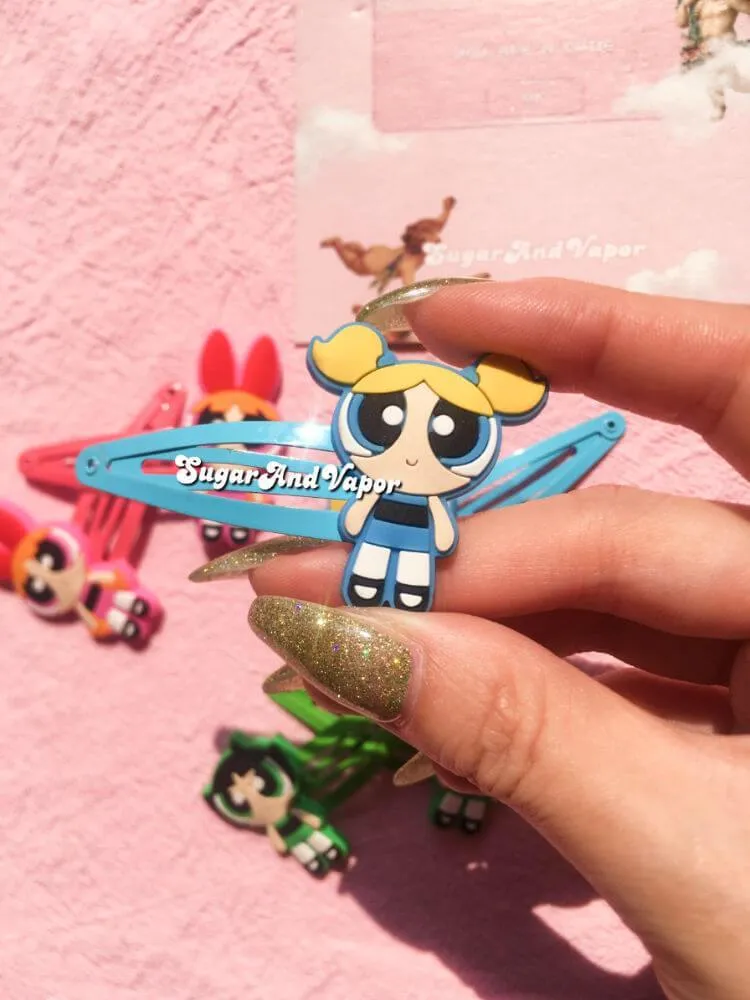 Powerpuff Girls Cute Hair Clips