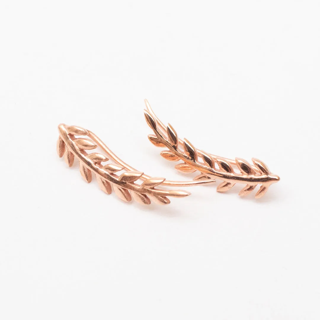 Rose Gold Eden Ear Climbers