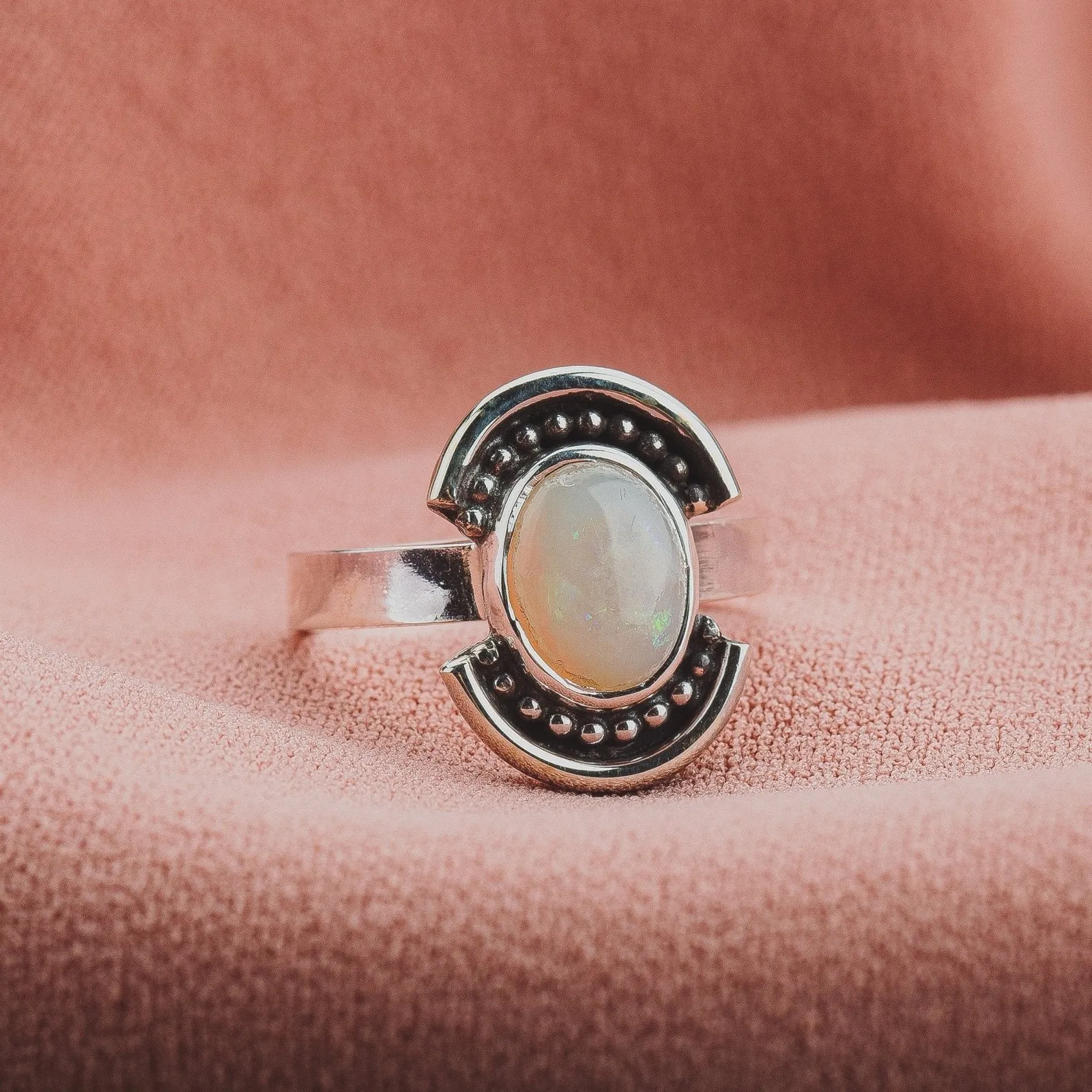 Size 5.25 Opal Shield Ring