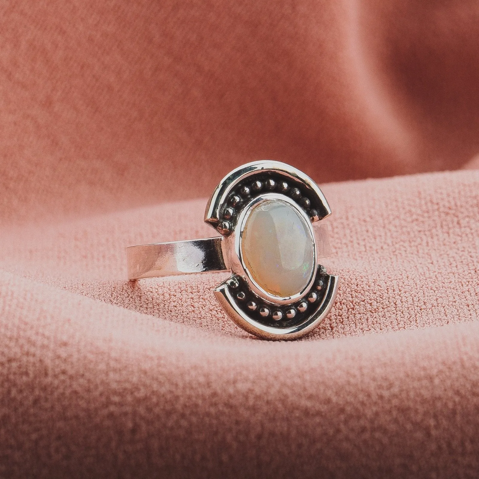 Size 5.25 Opal Shield Ring