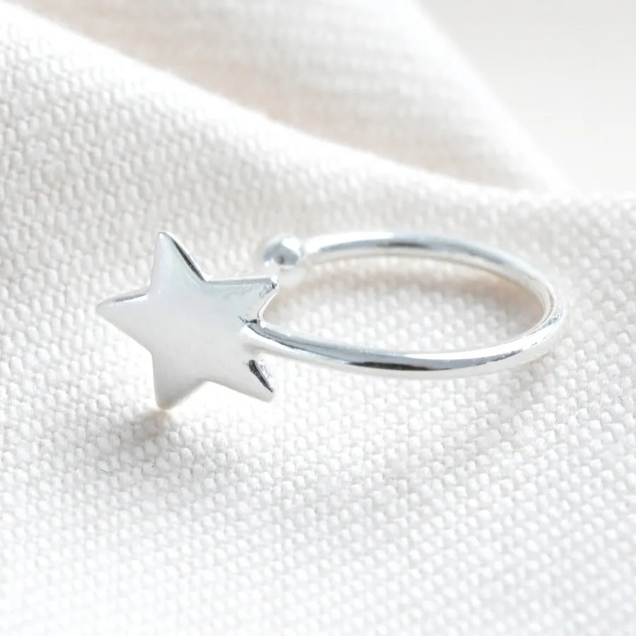 Sterling Silver Star Ear Cuff