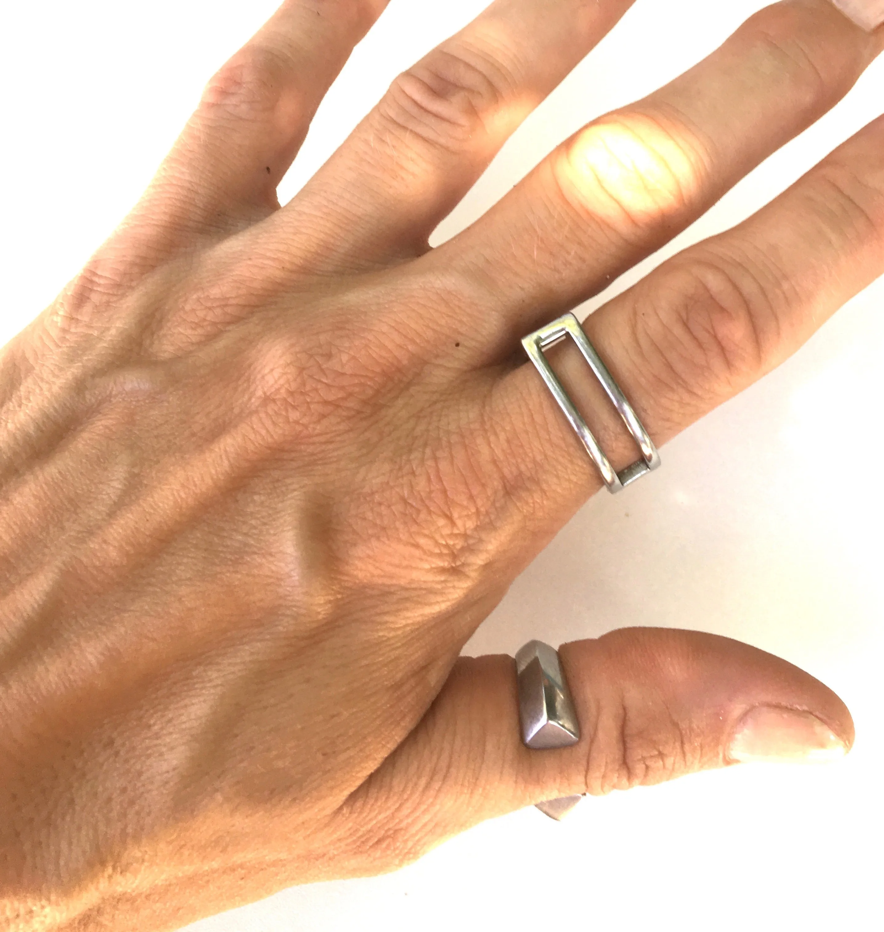 STIRRUP RING | Equestrian Style Ring | Stainless Steel Jewelry - AtelierCG™