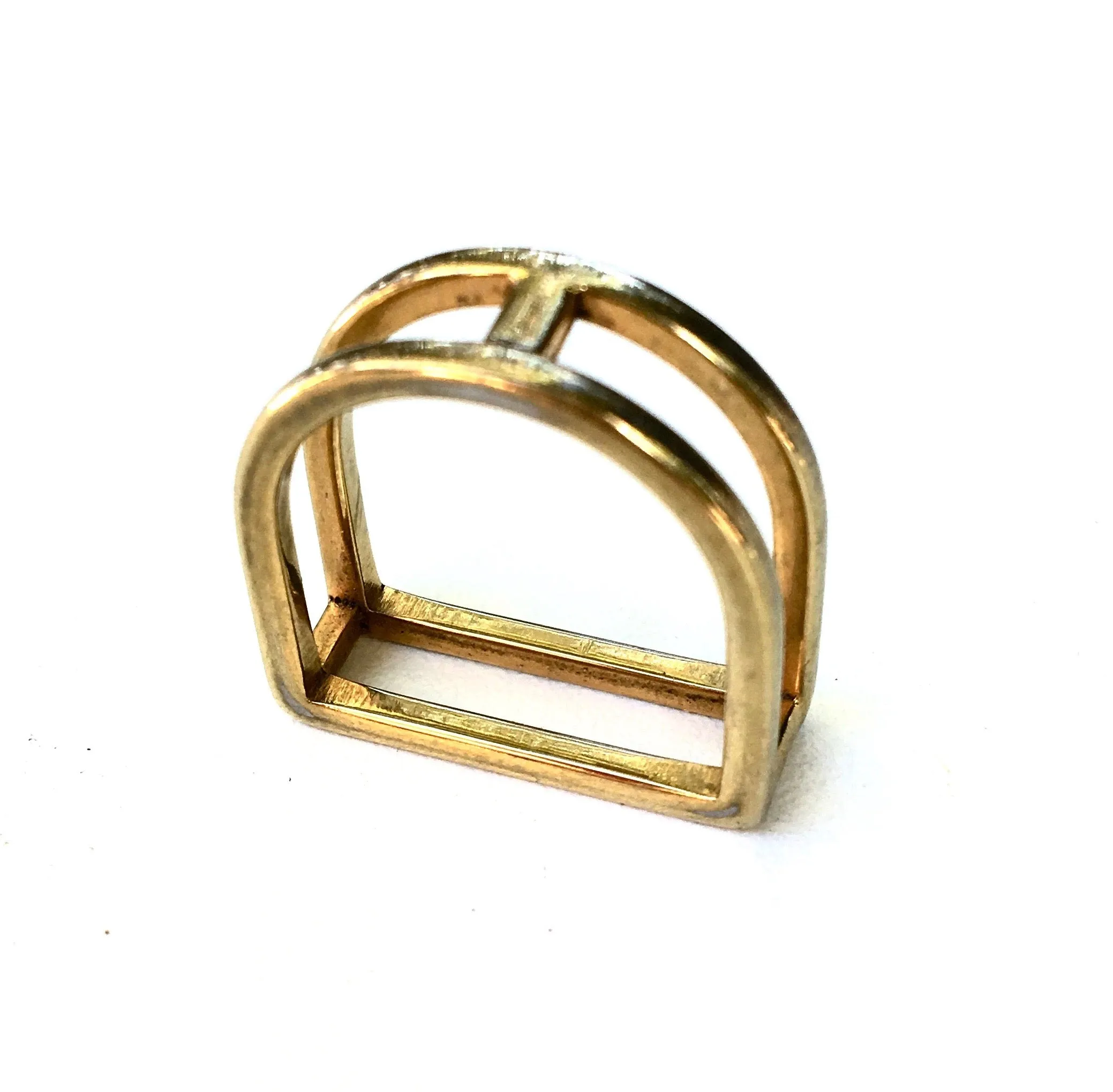 STIRRUP RING | Equestrian Style Ring | Stainless Steel Jewelry - AtelierCG™