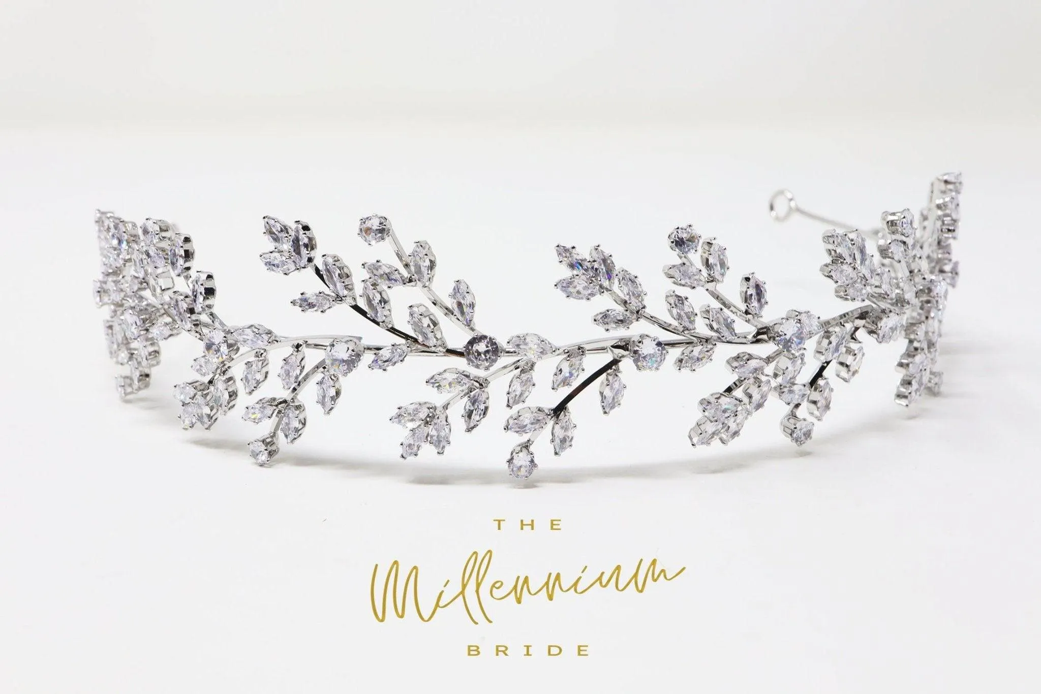 Swarovski Crystals Vine Leaves Headpiece, Hair Vine Headband, Bridal Hair Vine, Rhinestone Headband, Delicate Headband, Hair accessories.