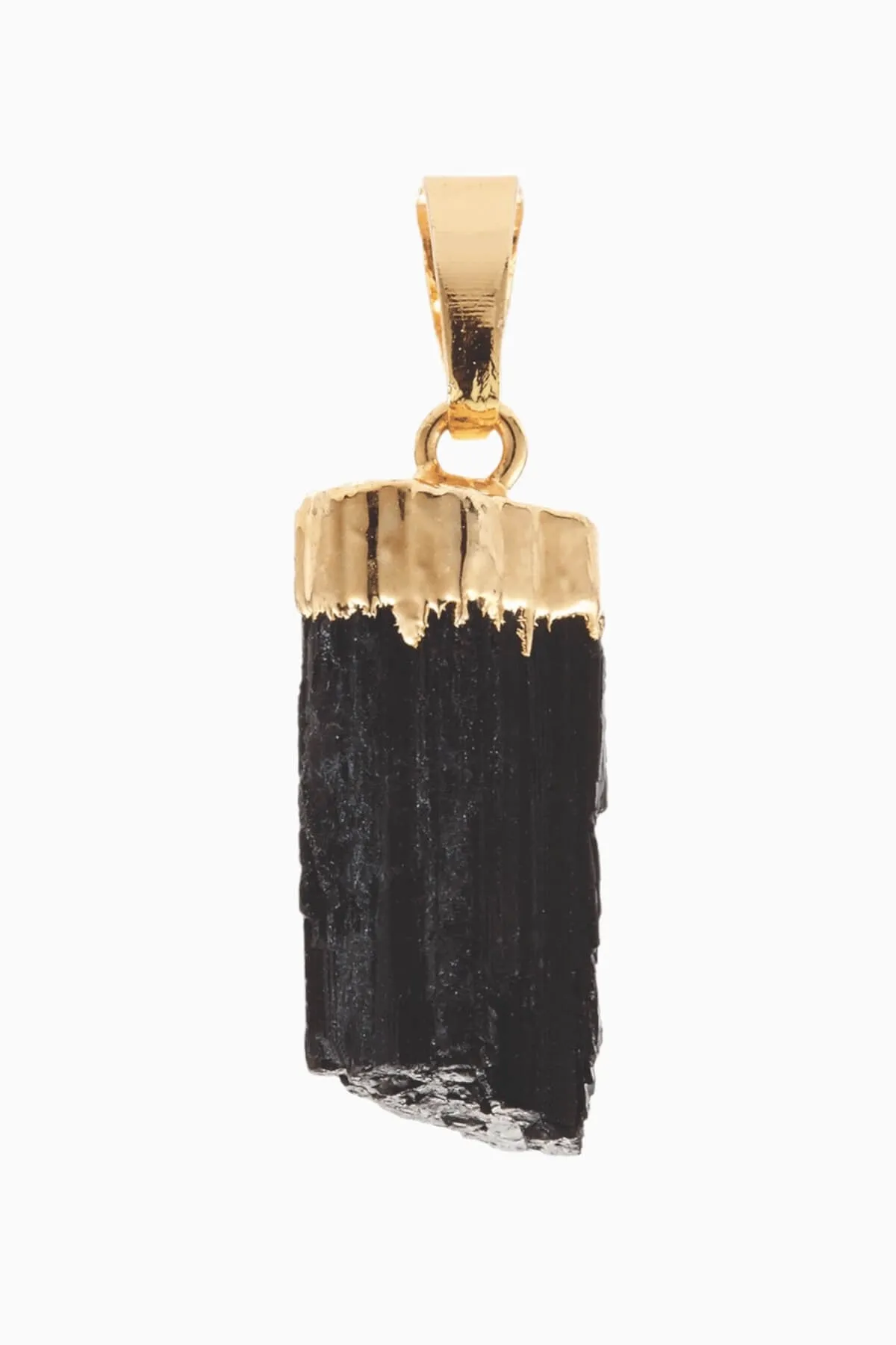 Tourmaline Pendant | Black