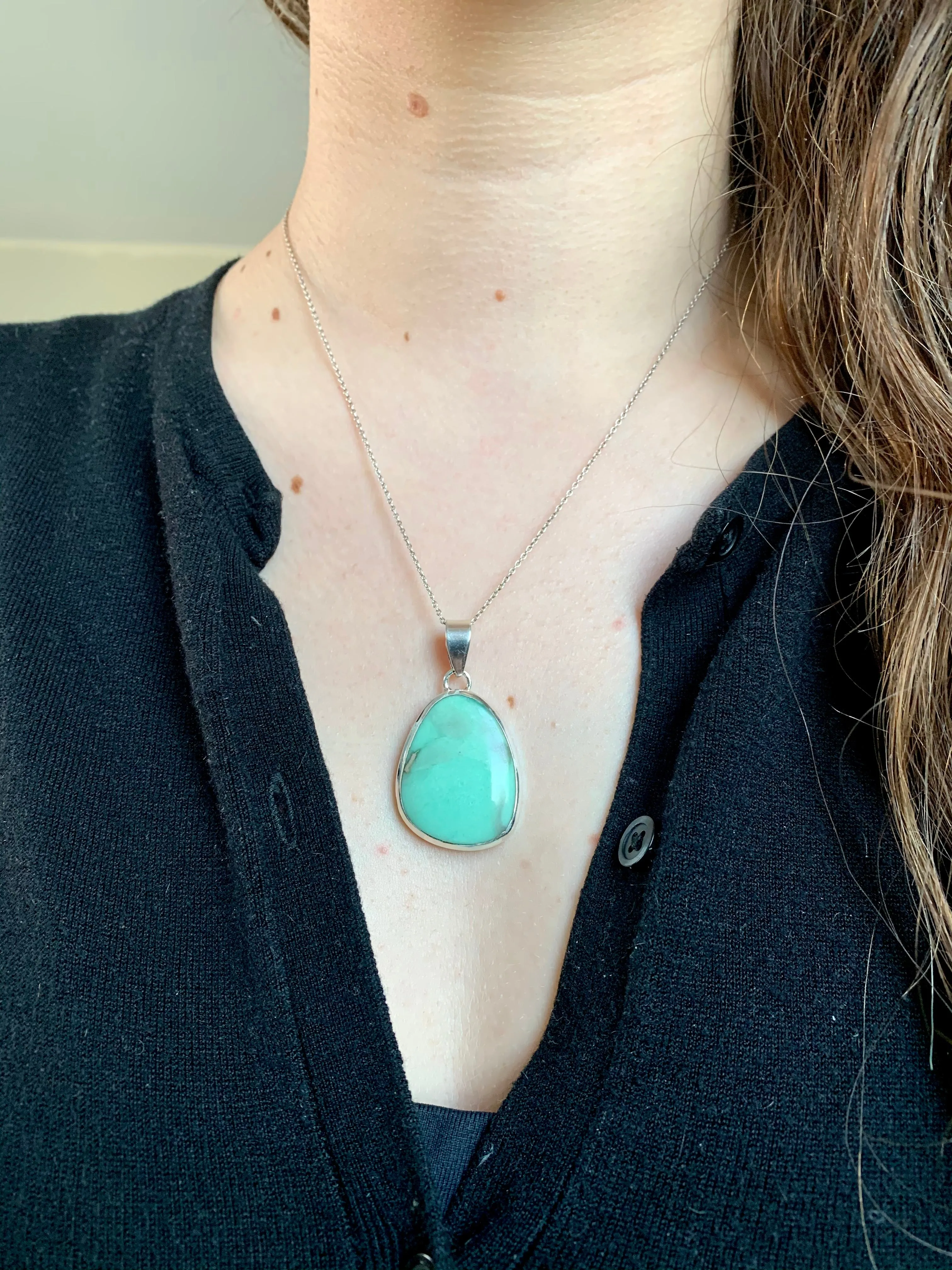 Variscite Akoni Pendant - Asymmetric