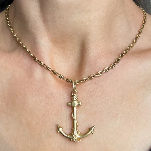 Vintage Anchor Pendant