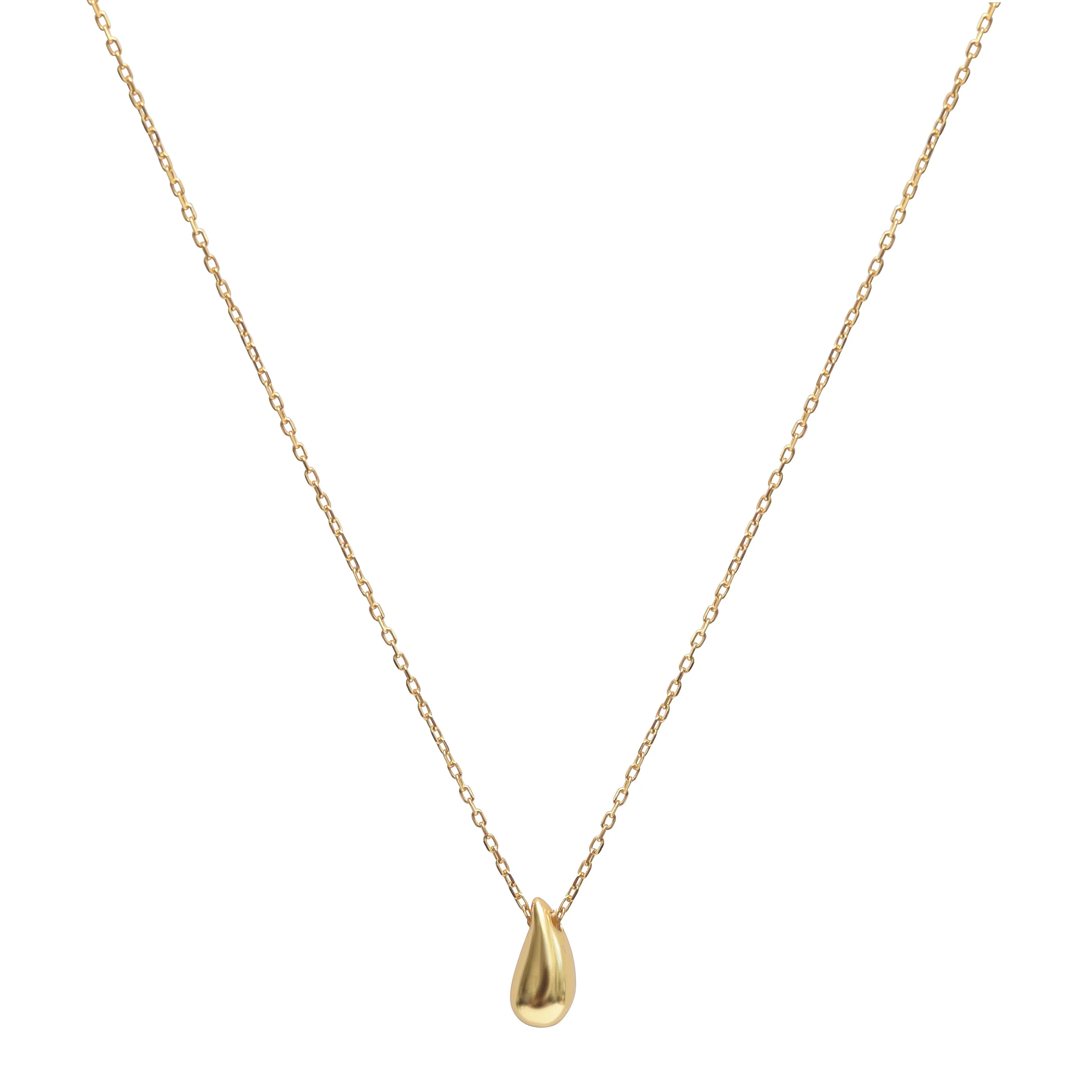 Water Drop Necklace in Gold