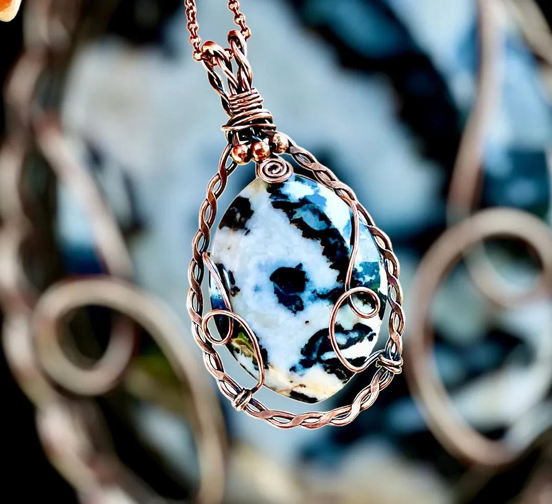 Zebra Jasper Pendant